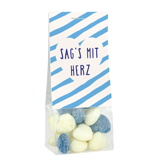 Naschbeutel Herzbonbons