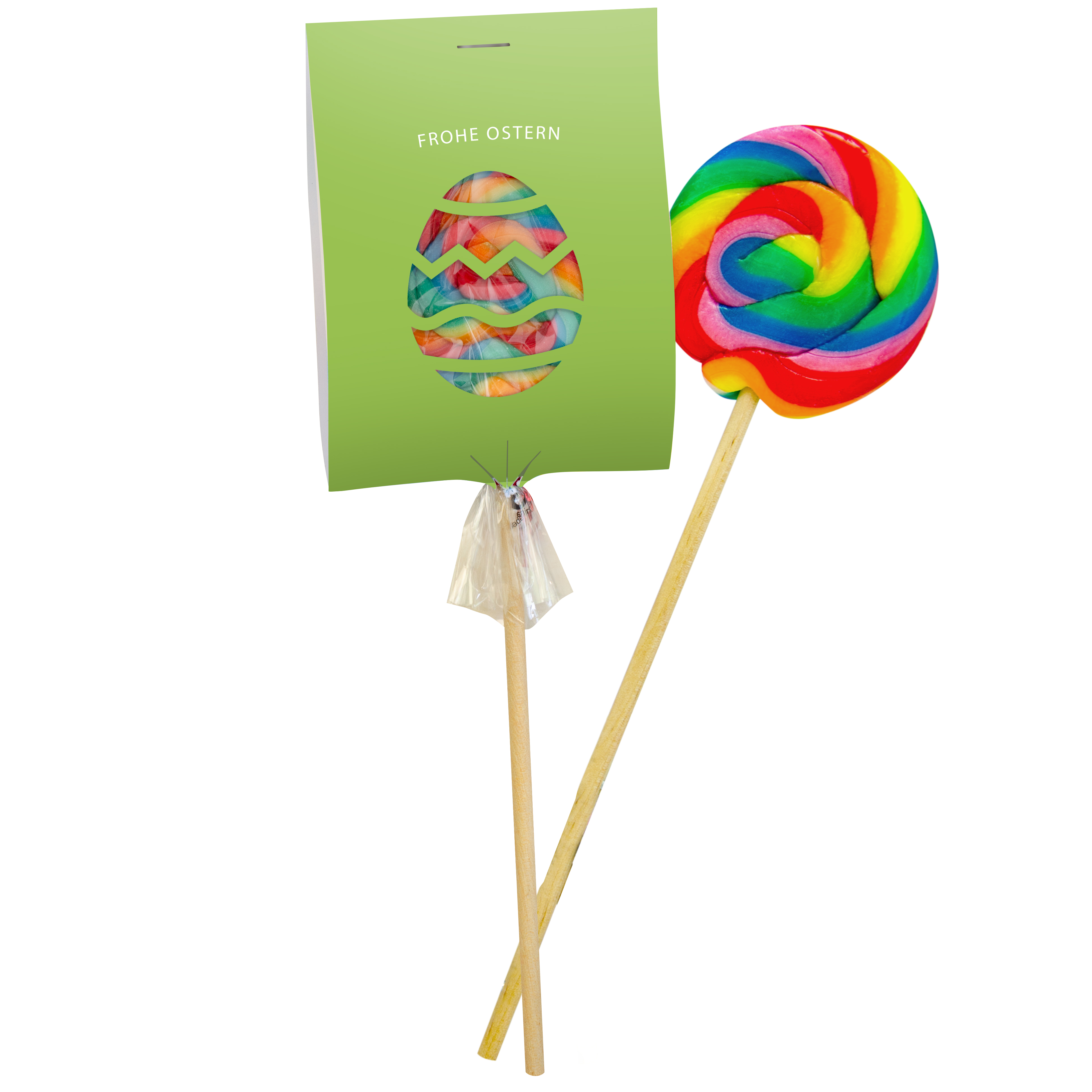 Regenbogenlolli Osterei