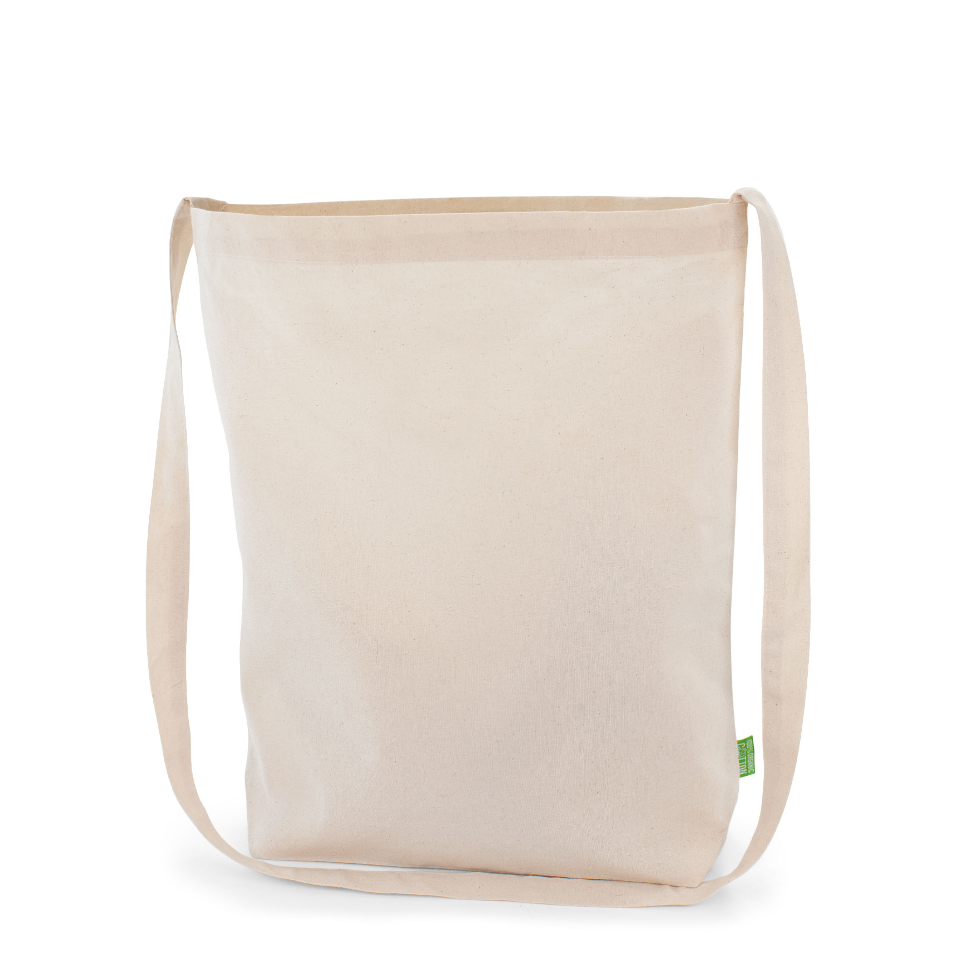 KOBLENZ – BIO-Baumwolltasche mit einem langen Umhängegurt