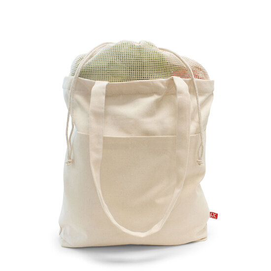 BRISBANE – Schwere Baumwolltasche mit Netz