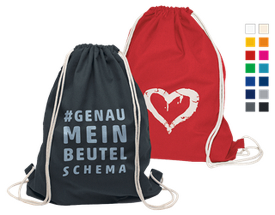 Baumwollrucksack / Turmbeutel »Boston«