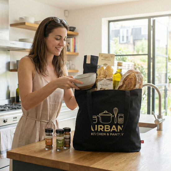 MELBOURNE – Schwere Baumwolltasche mit langen Henkeln