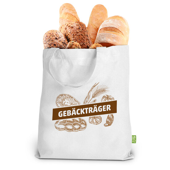 DARWIN – BIO-Baumwolltasche mit kurzen Henkeln