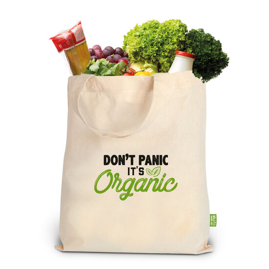 DARWIN – BIO-Baumwolltasche mit kurzen Henkeln