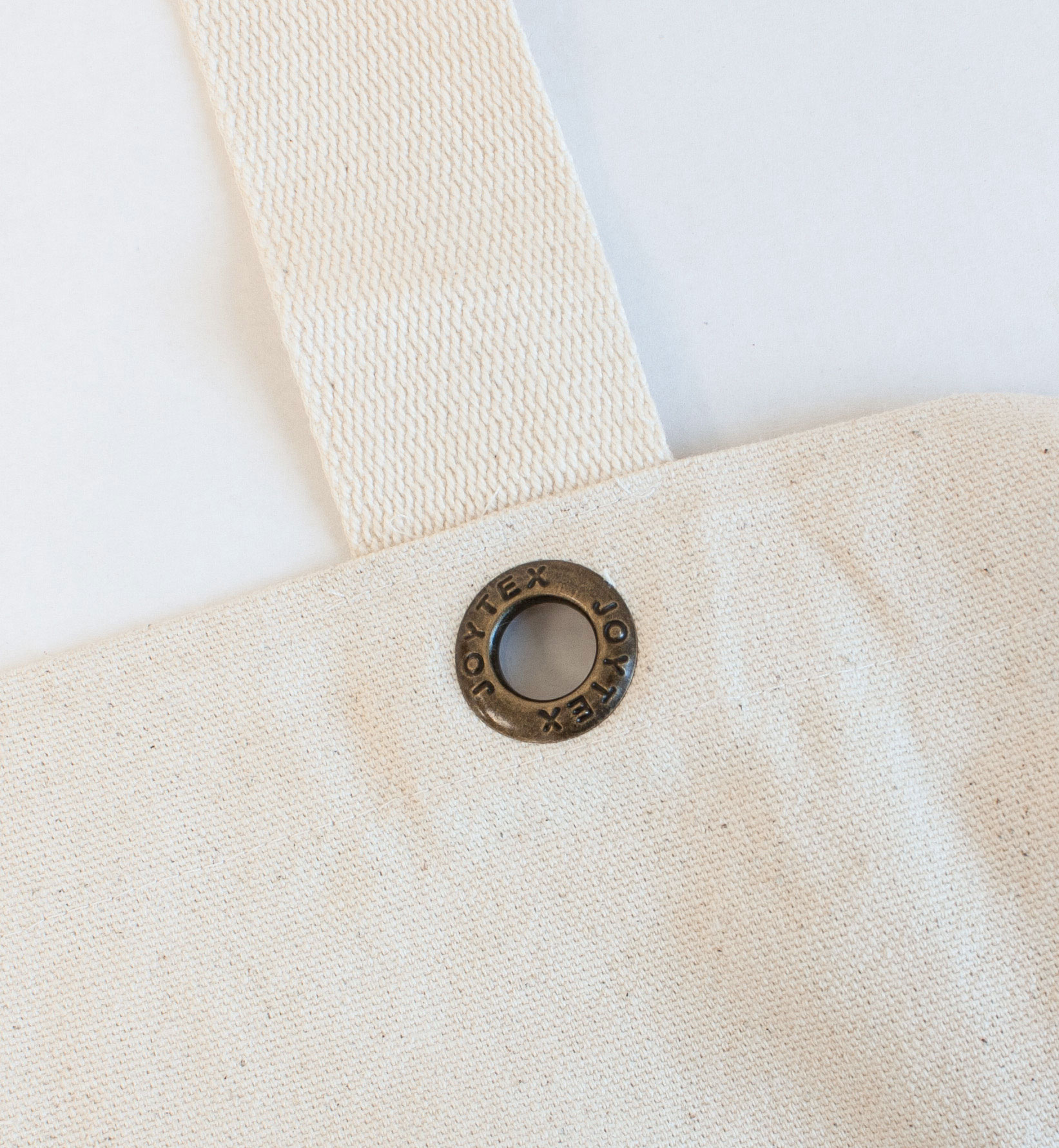 SANTORINI – Schwere Baumwolltasche mit Bodenfalte