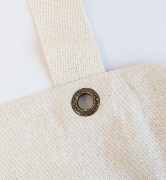 SANTORINI – Schwere Baumwolltasche mit Bodenfalte