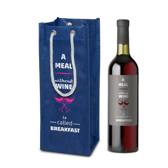 FLORENZ – 1-er Flaschentasche mit Tragekordeln