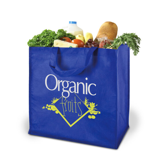 MOSKAU – Große Einkaufstasche mit Boden- Seitenfalte