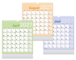 1-Monatsplaner mit Wire-O