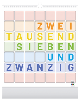 1-Monatsplaner mit Wire-O