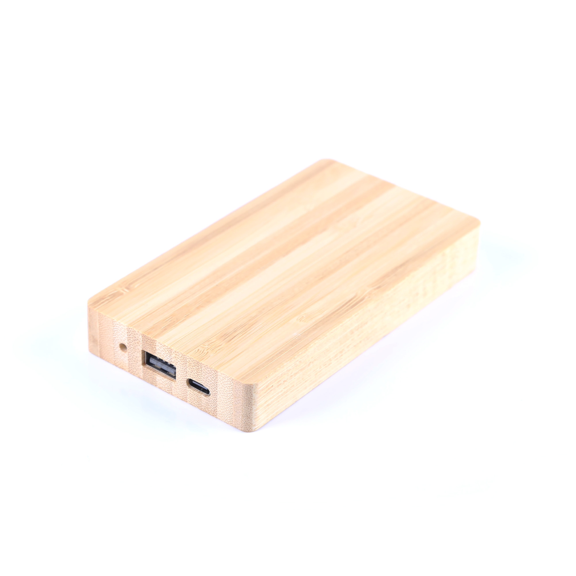 Powerbank Holzpanel