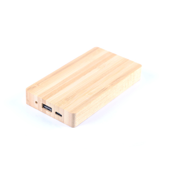 Powerbank Holzpanel
