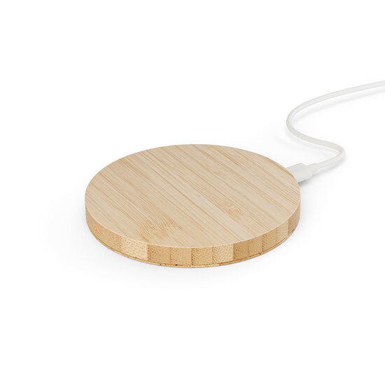 Wireless Charger Bamboo round