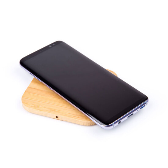 Wireless Charger Bamboo square