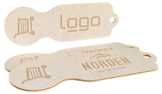 Einkaufswagenchip Branch incl. Schlüsselanhänger (FSC®-zertifiziert)