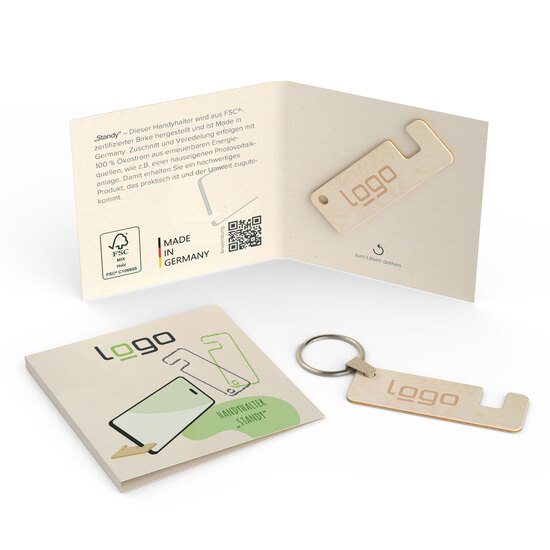 Standy inkl. Schlüsselanhänger (FSC® zertifiziert)