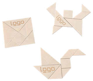 Tangram Kreativ-Puzzle (FSC® zertifiziert)