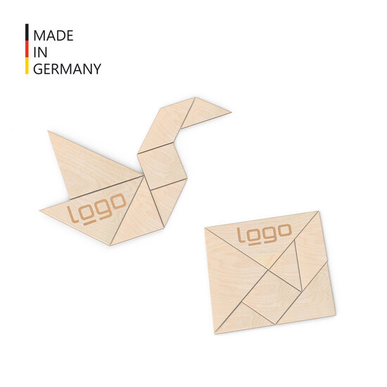 Tangram Kreativ-Puzzle (FSC® zertifiziert) inkl. Baumwollsäckchen