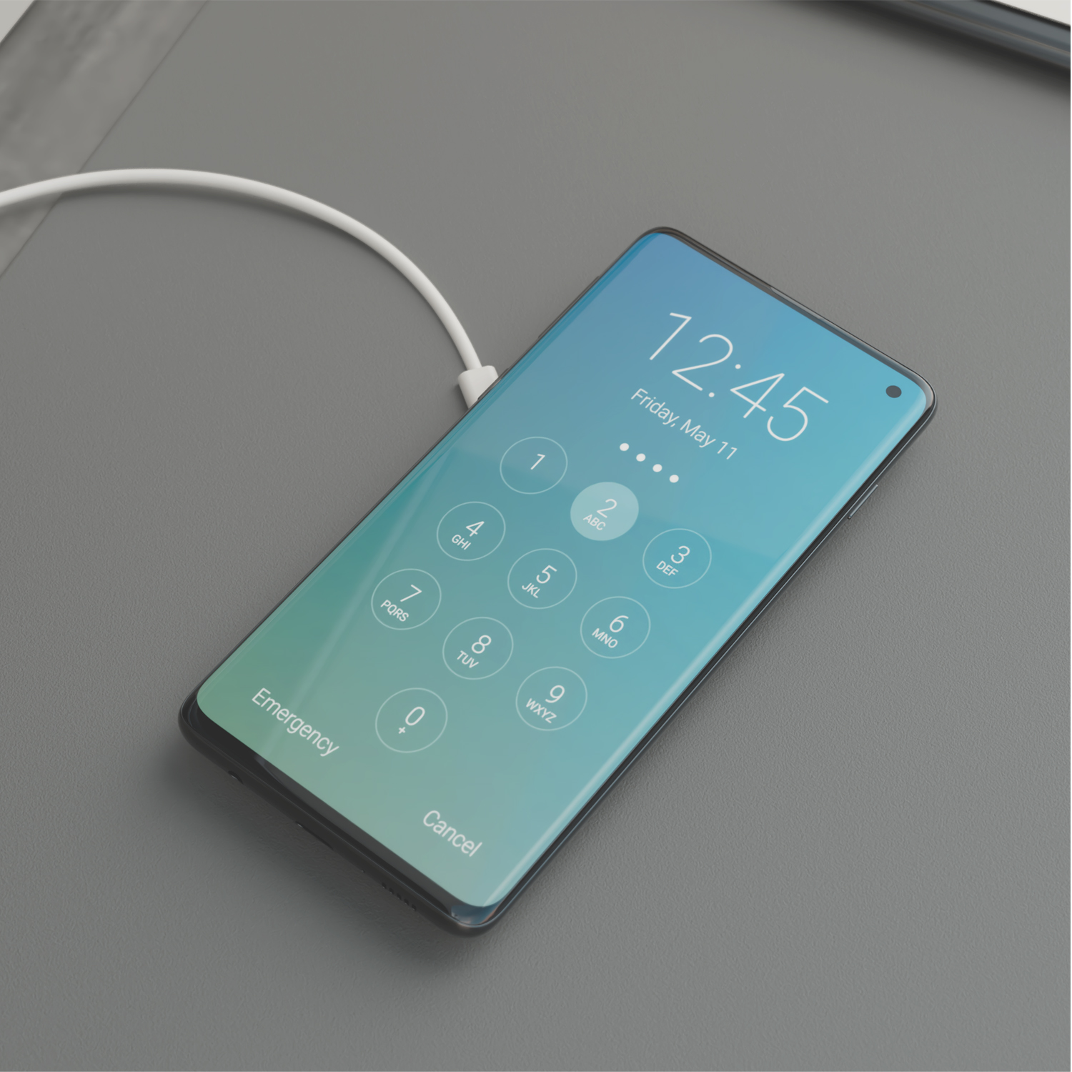 Wireless Charger Axis - Weizenstroh