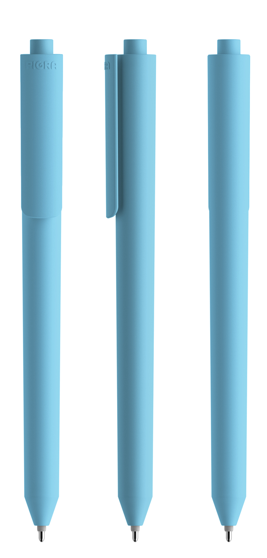 Pigra P03 Soft Touch Push Kugelschreiber