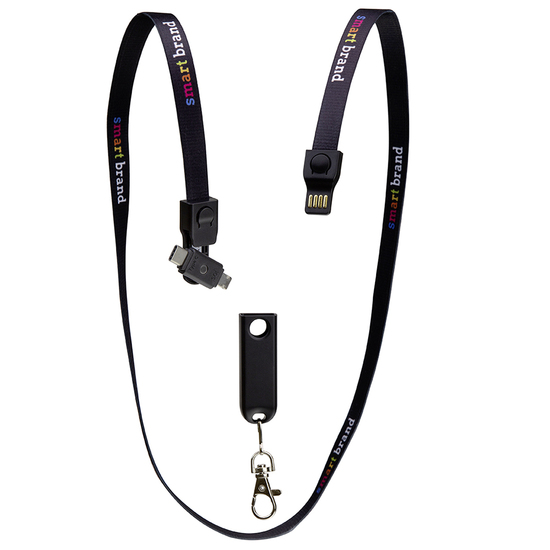 Schlüsselband mit Ladekabel Ariso