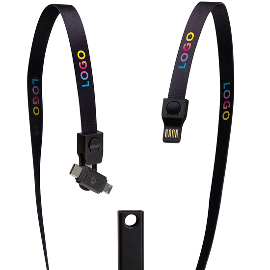 Schlüsselband mit Ladekabel Ariso