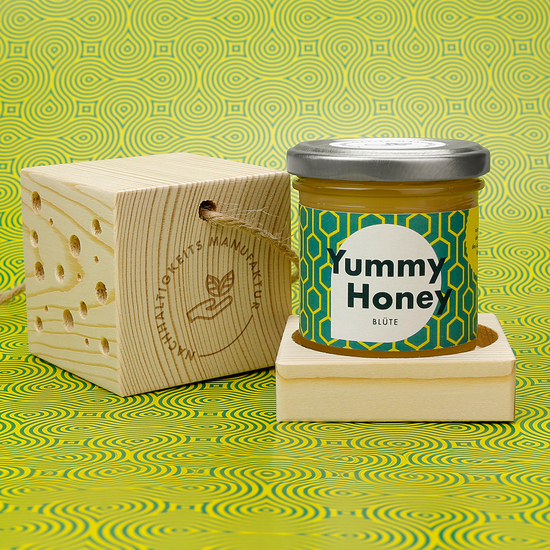 Wildbienenset Midi mit Honig Bino
