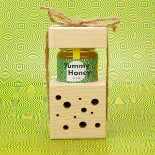 Wildbienenset Mini mit Honig Bino