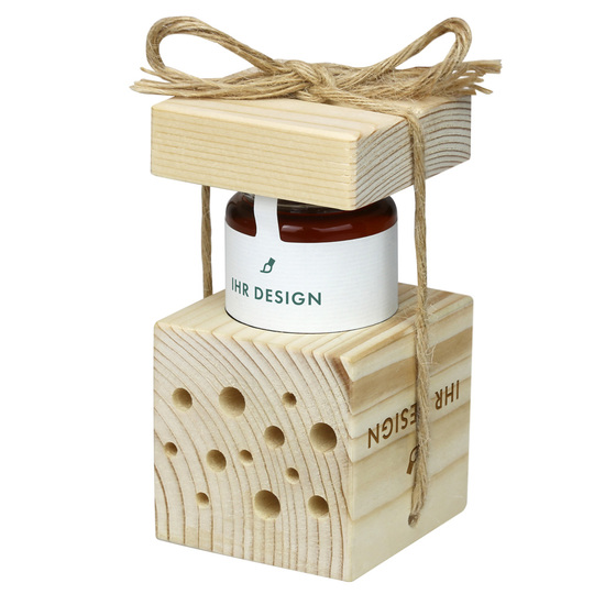 Wildbienenset Mini mit Honig Bino