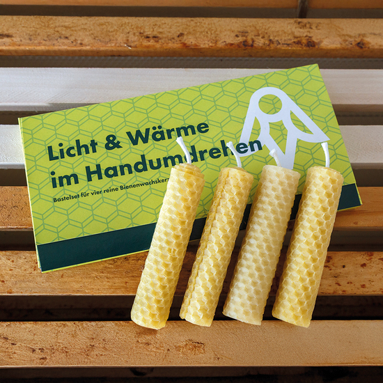 Kerzenbastelset 4er Lumo