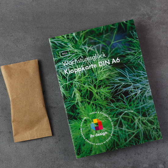 Samen Klappkarte A6 Flori