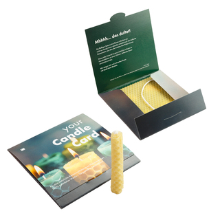 Kerzenbastelset Klappkarte Midi