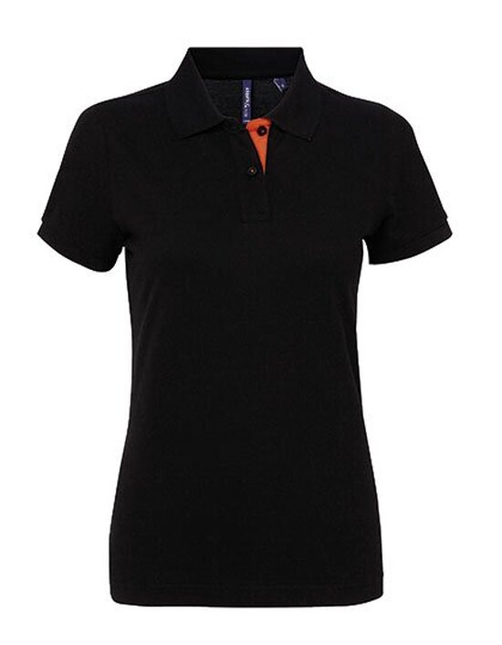 AQ022 Asquith & Fox Women´s Classic Fit Contrast Polo