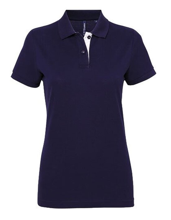 AQ022 Asquith & Fox Women´s Classic Fit Contrast Polo