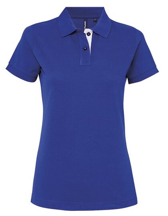 AQ022 Asquith & Fox Women´s Classic Fit Contrast Polo