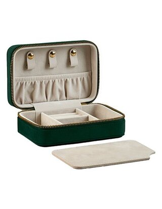 Velvet Travel Jewellery Box