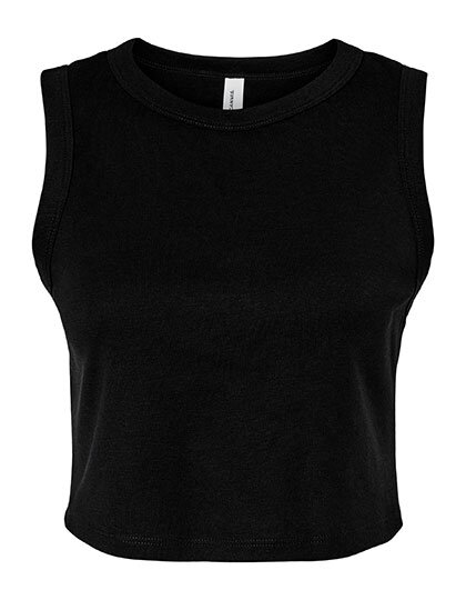 BL1013 Bella Women´s Micro Rib Muscle Crop Tank