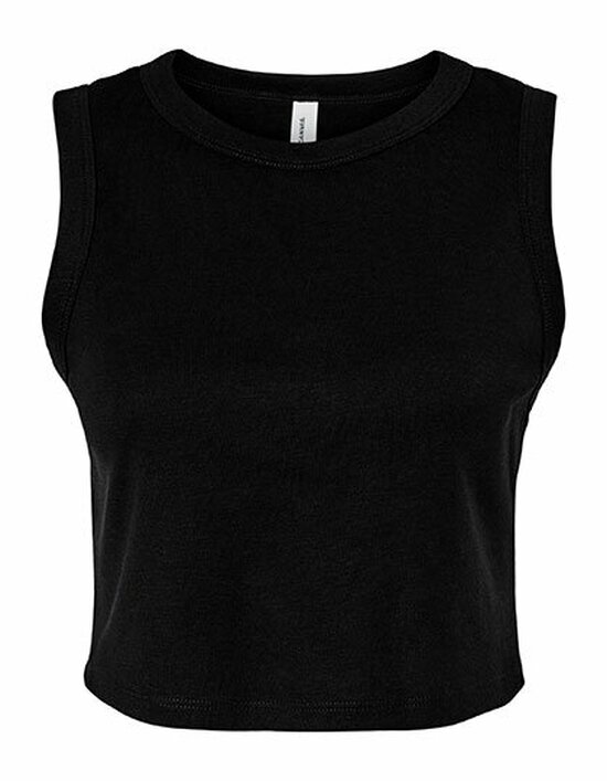 BL1013 Bella Women´s Micro Rib Muscle Crop Tank
