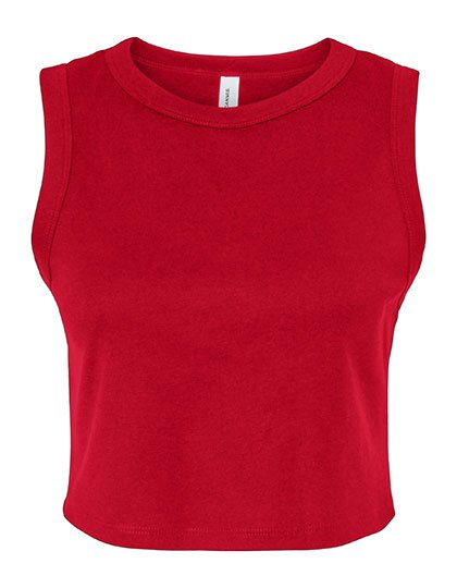 BL1013 Bella Women´s Micro Rib Muscle Crop Tank