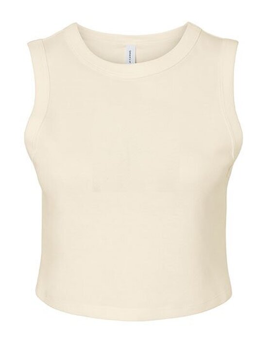 BL1013 Bella Women´s Micro Rib Muscle Crop Tank