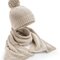 CB401 Beechfield Knitted Scarf and Beanie Gift Set