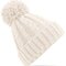Cable Knit Melange Beanie