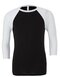 Unisex 3 / 4 Sleeve Baseball T-Shirt