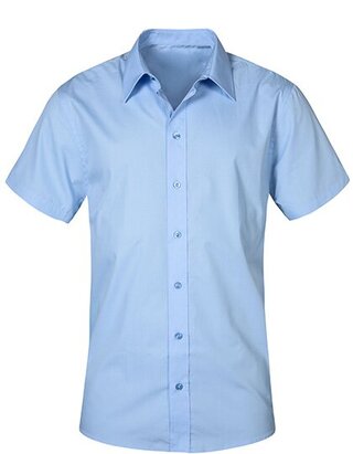 Men`s Poplin Shirt Short Sleeve