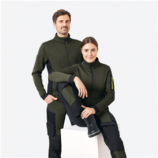 FHB CHRISTOPH Strick-Fleece-Jacke