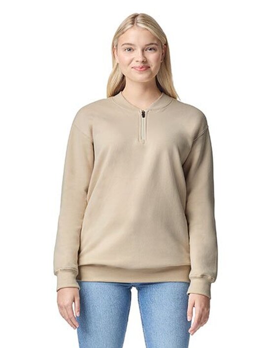 Softstyle® Midweight Adult Fleece 1/4 Zip Sweatshirt