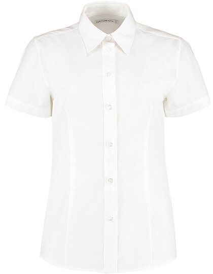 Women`s Classic Fit Workforce Poplin Shirt Short Sleeve