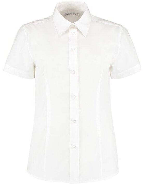 Women`s Classic Fit Workforce Poplin Shirt Short Sleeve