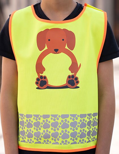 KX119K Korntex Children's Safety Vest Funtastic Wildlife CO² Neutral