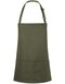 Kurze Latzschürze Basic mit Schnalle und Tasche